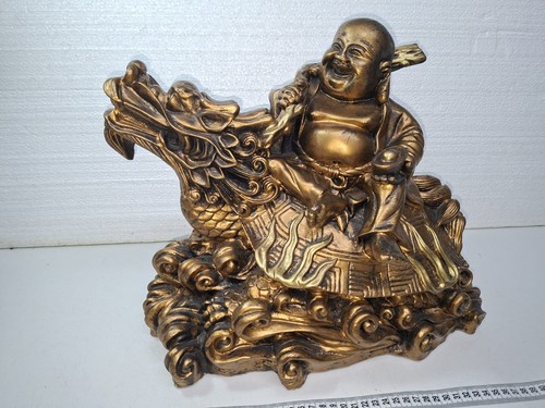 Buddha figur 33cm groß drache - figur,