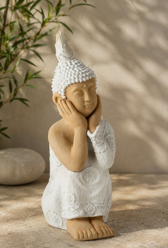 Line figur skulptur buddha - figur,