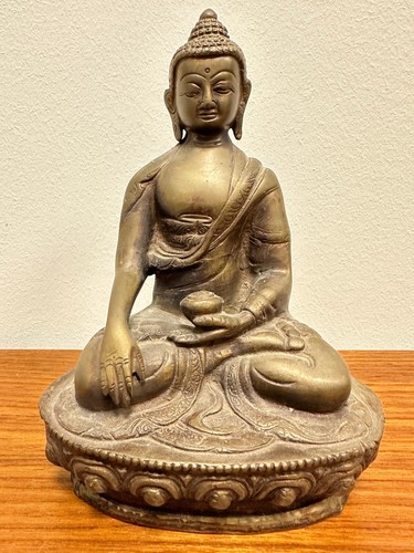 Alte buddha statue bronze - alte, statue,