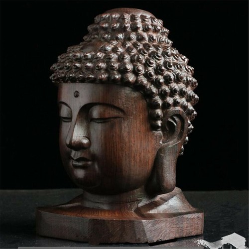 Buddha skulptur holz sakyamuni - buddha,