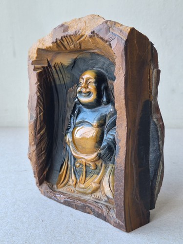 Chinesischer buddha geschnitzt - chinesischer,