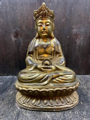 Seltene bronze buddha - seltene, statue