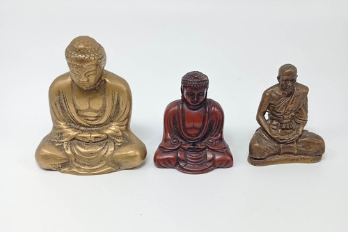 3er set mini buddha - mini, figuren
