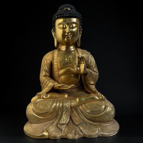 Bronze buddha figur - buddha, 27,5
