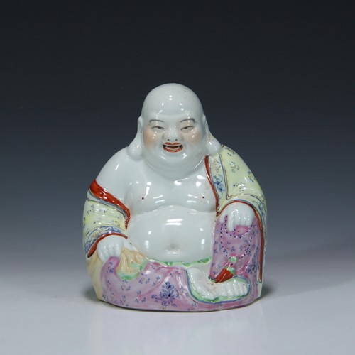 Famille rose laughing - laughing, buddha