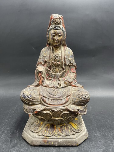 Holz buddha figur auf - holz,