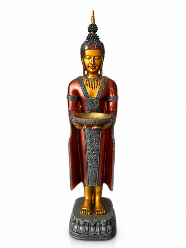 Buddha statue teelichthalter - buddha,