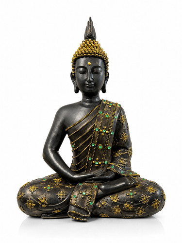 Buddha statue schwarz - buddha,