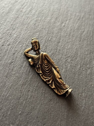 Kleine buddha figur messing - buddha,