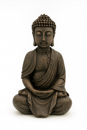 Buddha figur 25cm braun - buddha,