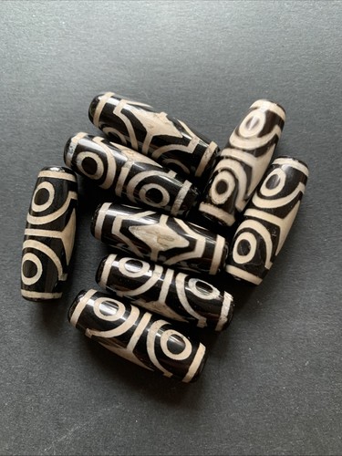 Dzi bead tibet - buddha, tian