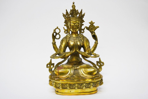 Buddha tara skulpturen messing - buddha,