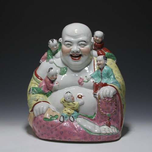 Famille rose laughing - rose,