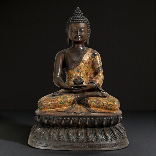 Buddha figur bronze - figur,