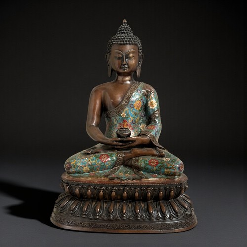 Buddha figur bronze - figur, china