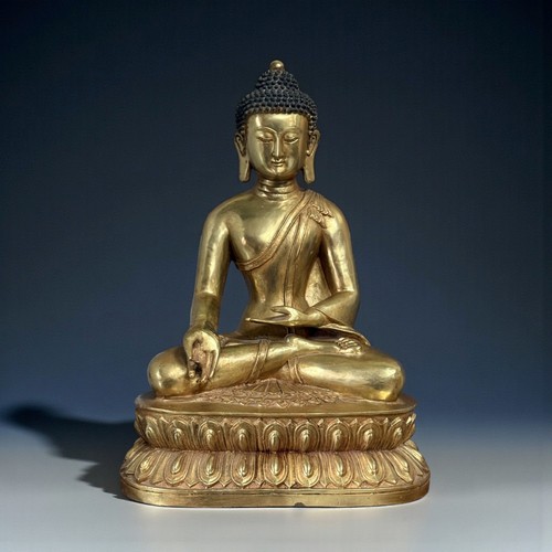 Bronze buddha figur auf - bronze,